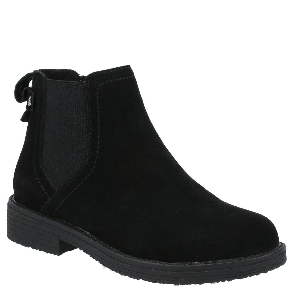 Ladies Ankle Boots Black Hush Puppies Maddy Wide Boot