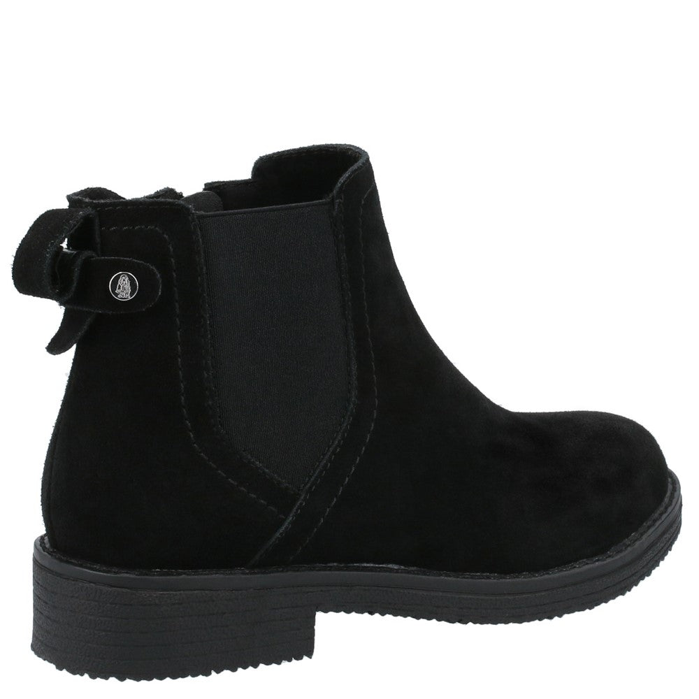 Ladies Ankle Boots Black Hush Puppies Maddy Wide Boot