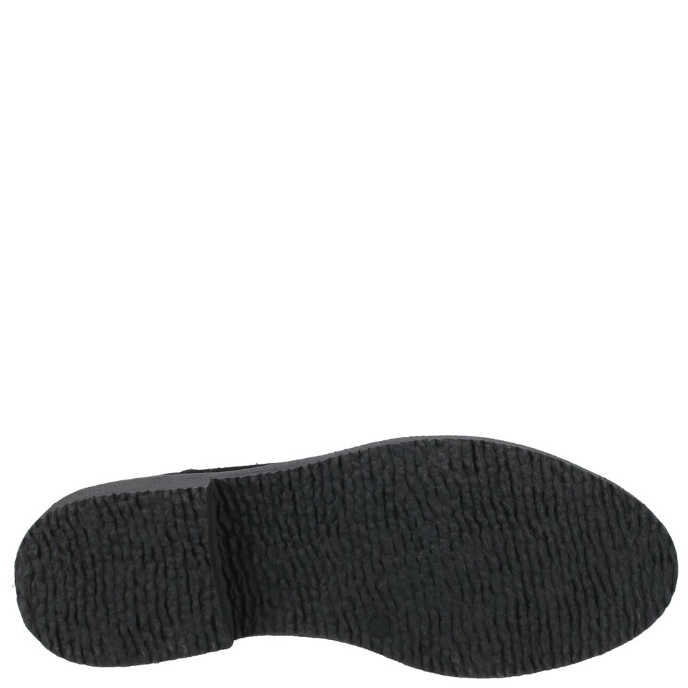 Ladies Ankle Boots Black Hush Puppies Maddy Wide Boot