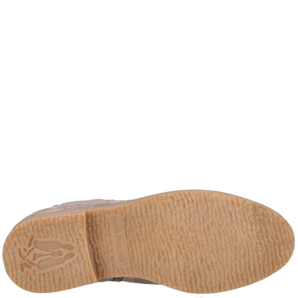 Ladies Ankle Boots Grey Hush Puppies Maddy Wide Boot