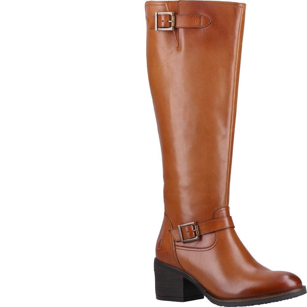 Ladies Long Boots Tan Hush Puppies Heidi Boot