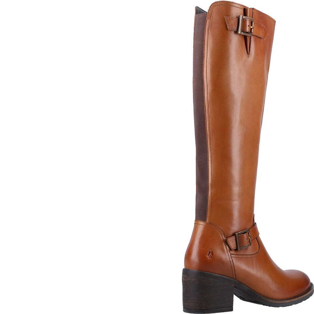 Ladies Long Boots Tan Hush Puppies Heidi Boot
