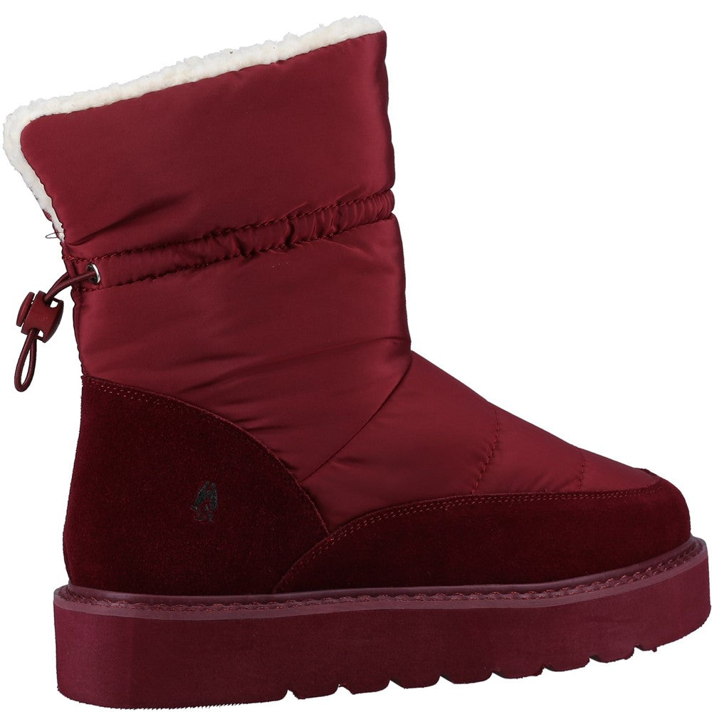 Classic Ladies Slippers Merlot Hush Puppies Hush Puffies Slippers