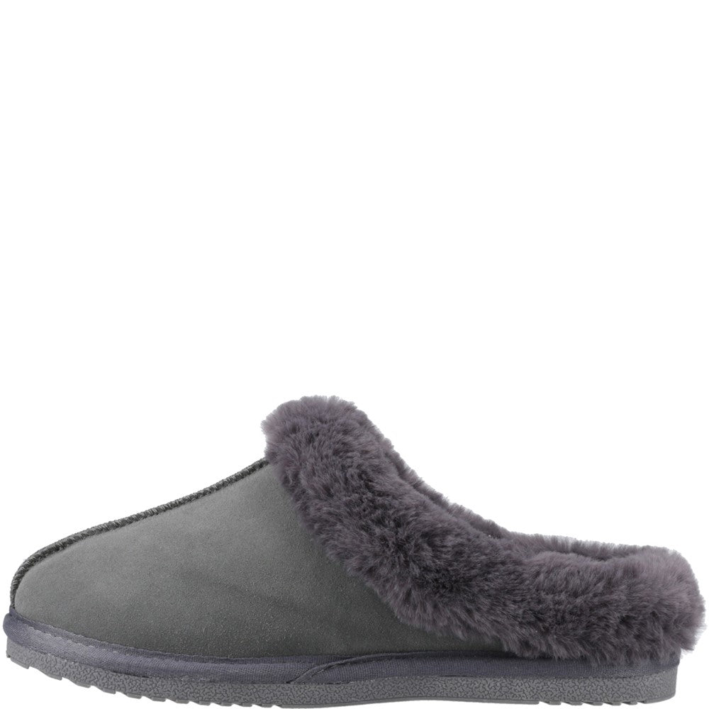 Classic Ladies Slippers Grey Hush Puppies Amara Slipper