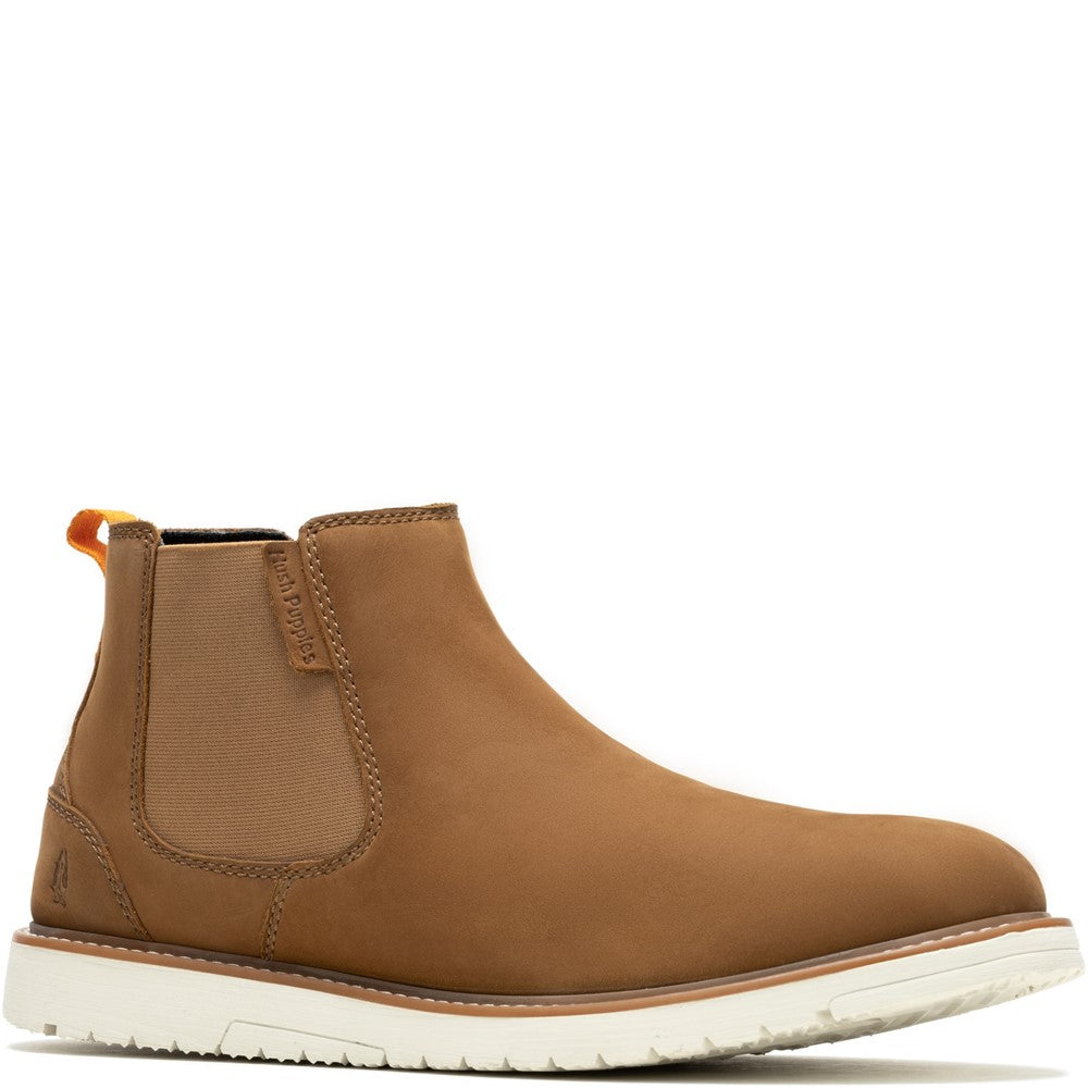 Mens Boots Tan Hush Puppies Jenson Chelsea Boot