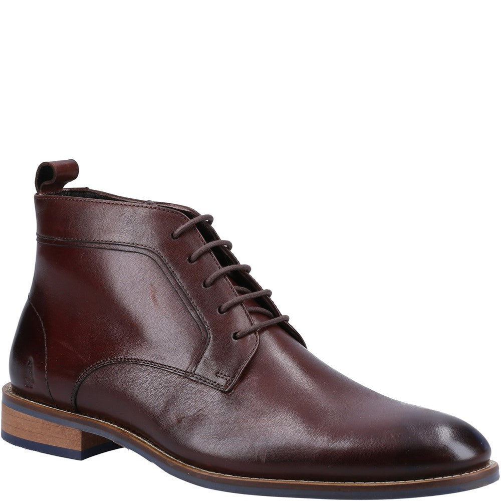 Mens Formal Boots Brown Hush Puppies Declan Lace Boot