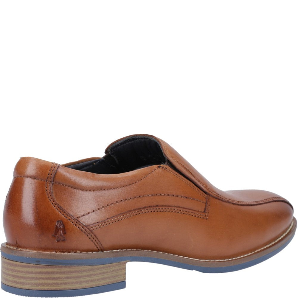 Mens Formal Slip On Shoes Tan Hush Puppies Donovan Shoe