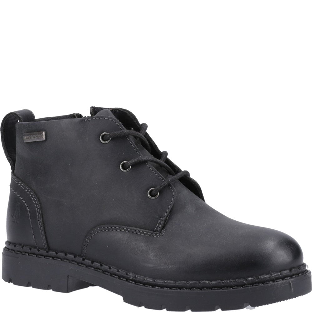 Boys Boots Black Hush Puppies Mini Presley Boot