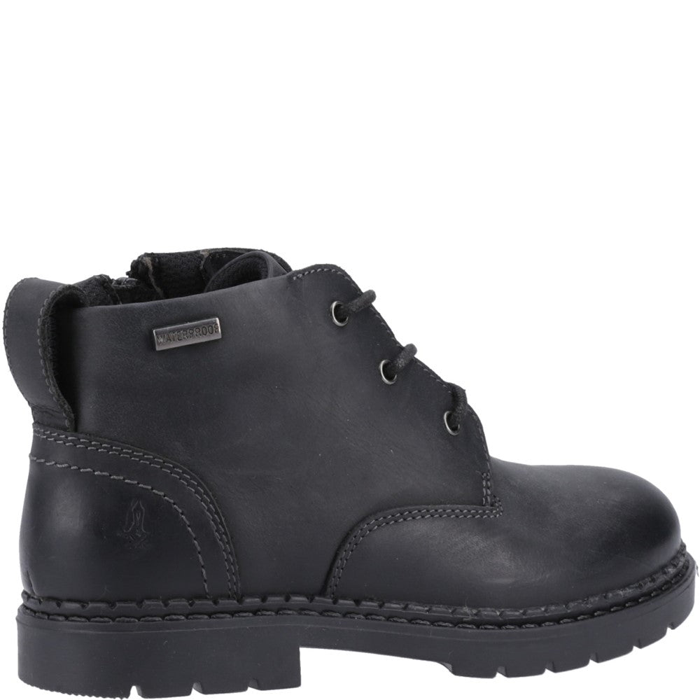 Boys Boots Black Hush Puppies Mini Presley Boot