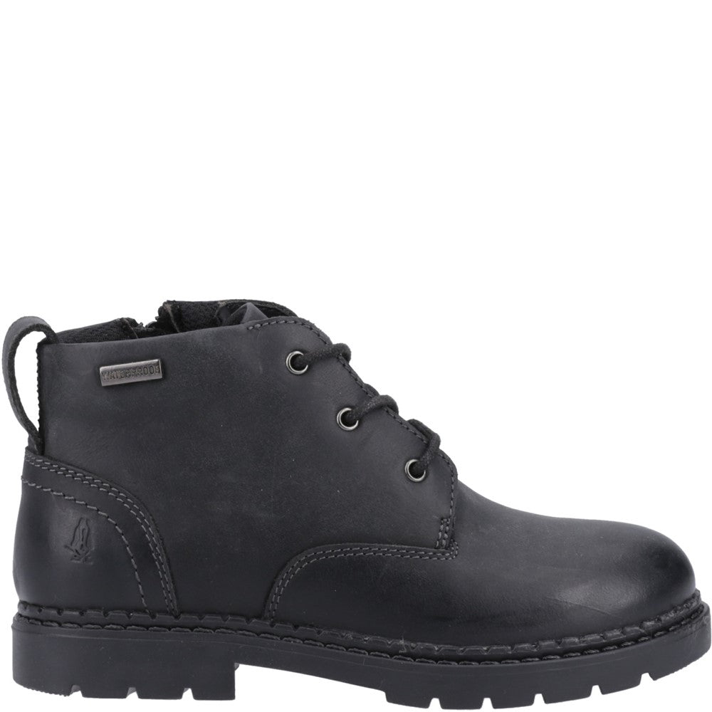 Boys Boots Black Hush Puppies Mini Presley Boot