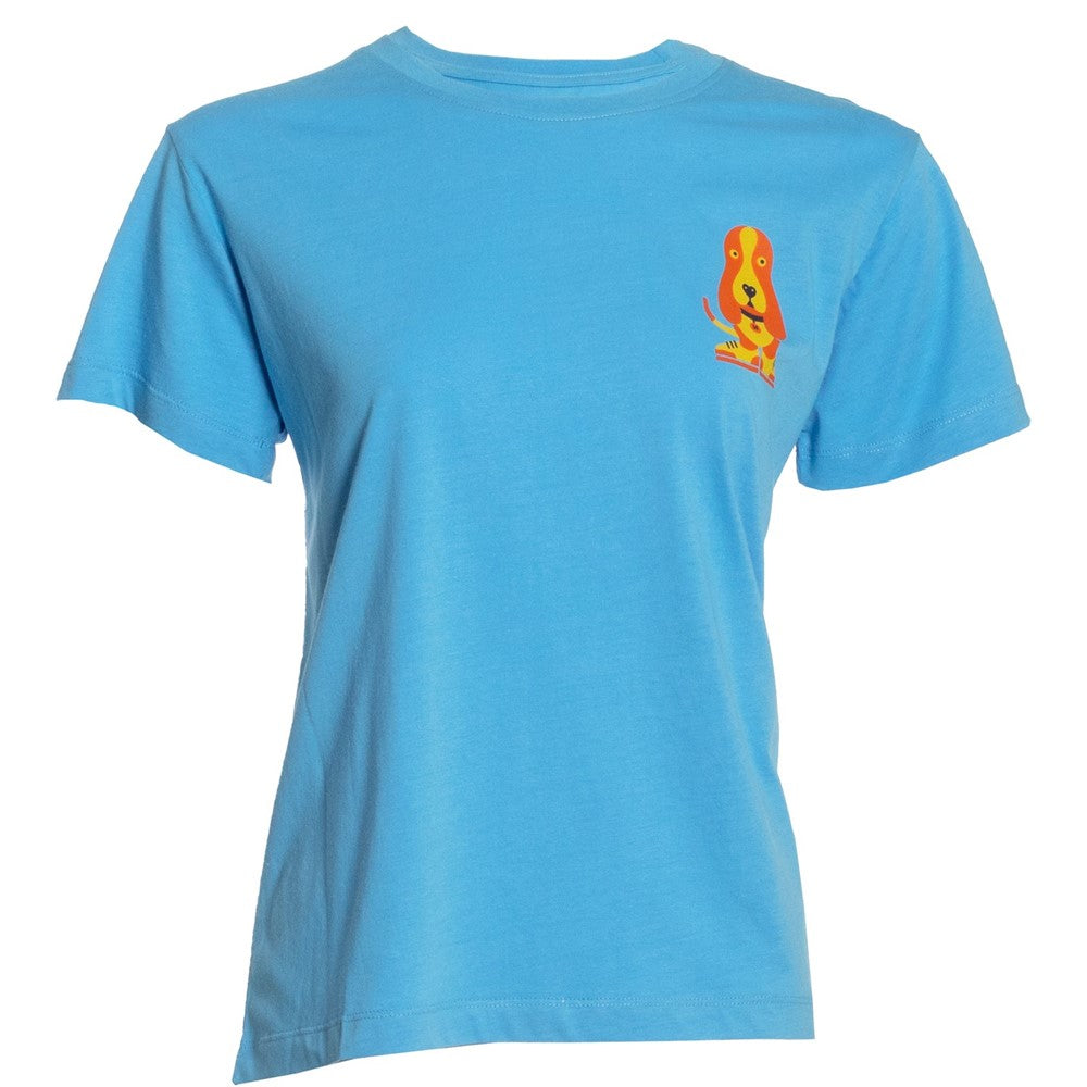 Tee Shirts Blue Hush Puppies Modern Basset Tee