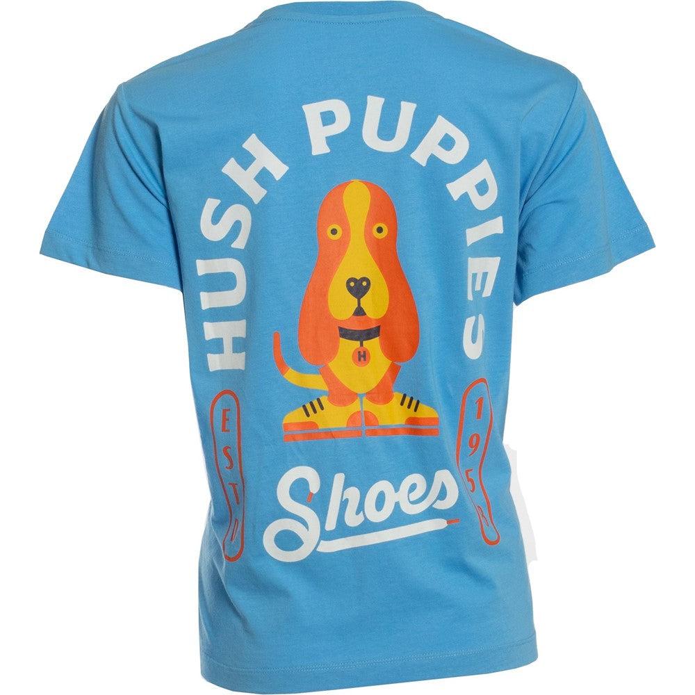 Tee Shirts Blue Hush Puppies Modern Basset Tee