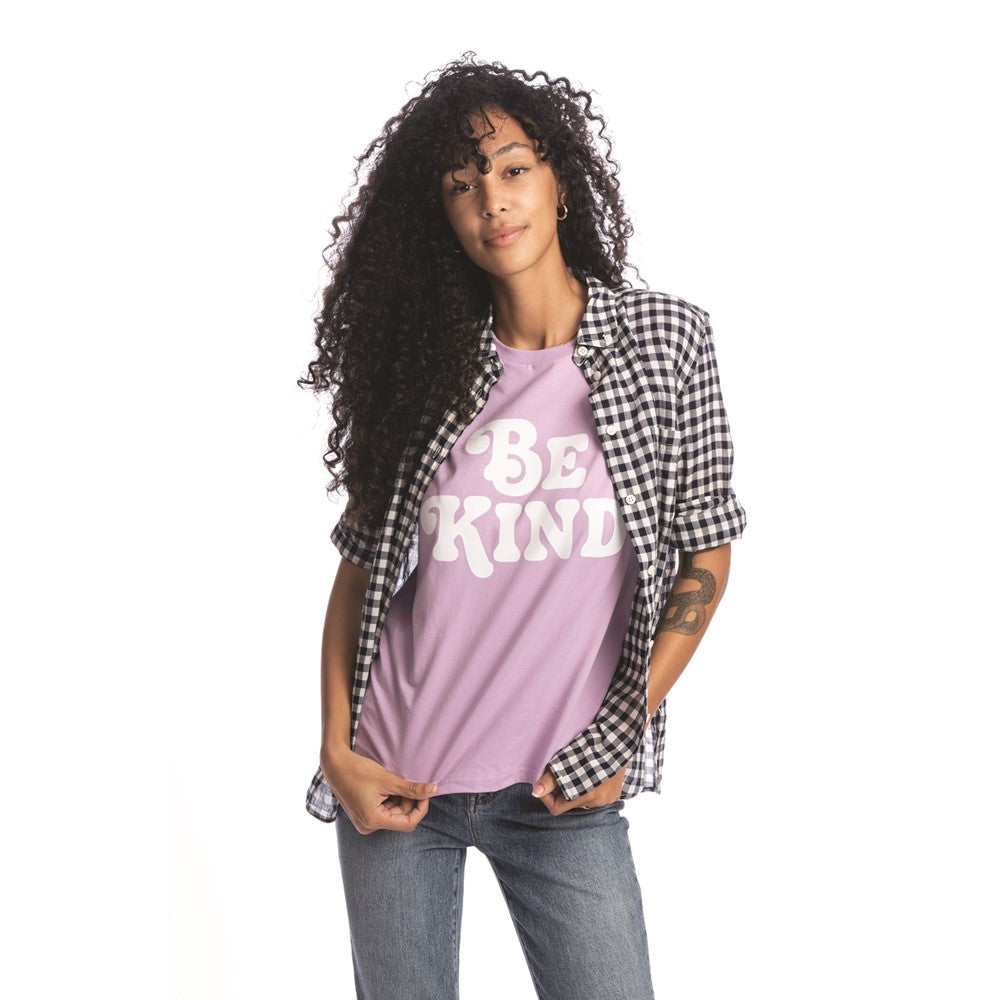 Tee Shirts Purple Hush Puppies Be Kind Tee