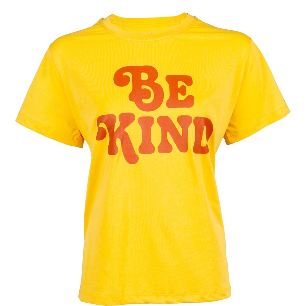 Tee Shirts Yellow Hush Puppies Be Kind Tee