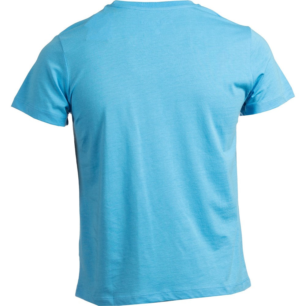 Tee Shirts Blue Hush Puppies Retro Script Tee
