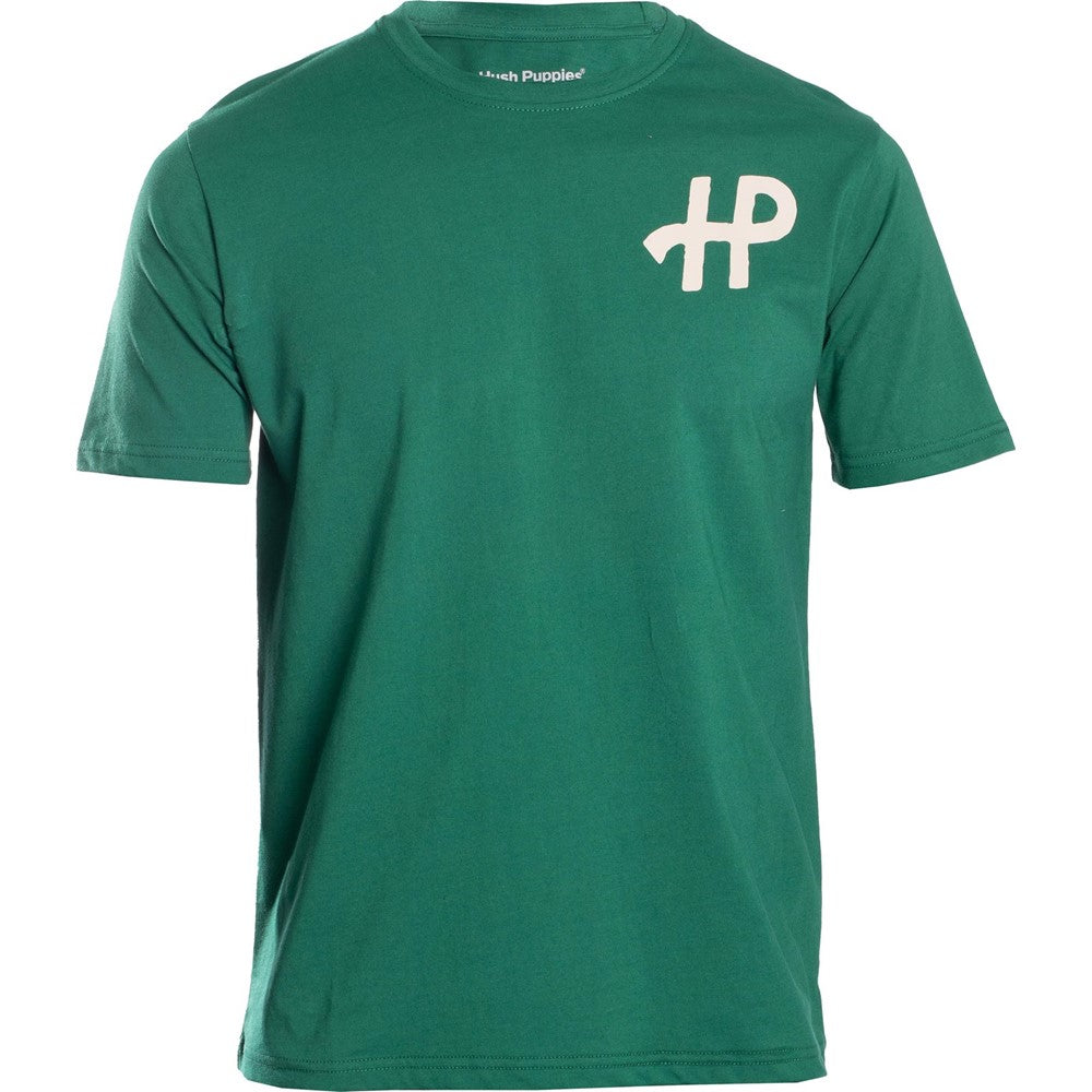 Tee Shirts Green Hush Puppies Classic HP Tee