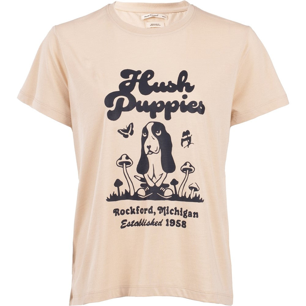 Tee Shirts White/Navy Hush Puppies HP Basset Tee