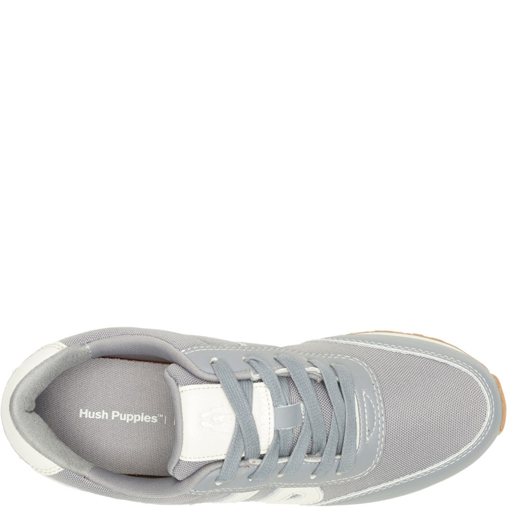 Ladies Sports Grey Hush Puppies Seventy8 Sneaker