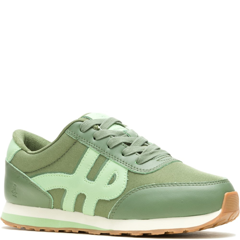 Ladies Sports Olive Hush Puppies Seventy8 Sneaker