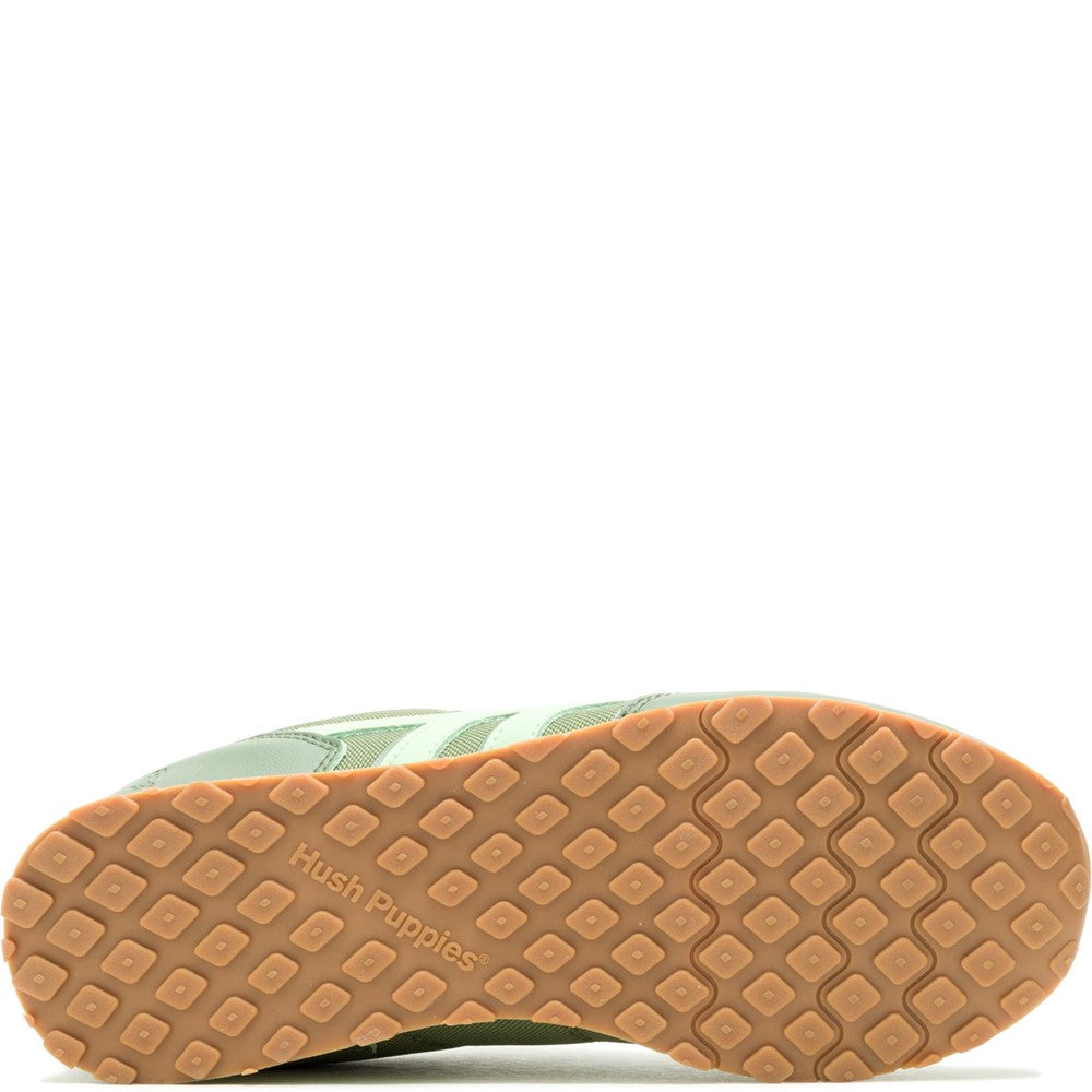 Ladies Sports Olive Hush Puppies Seventy8 Sneaker