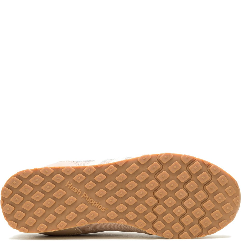 Ladies Sports Taupe Hush Puppies Seventy8 Sneaker