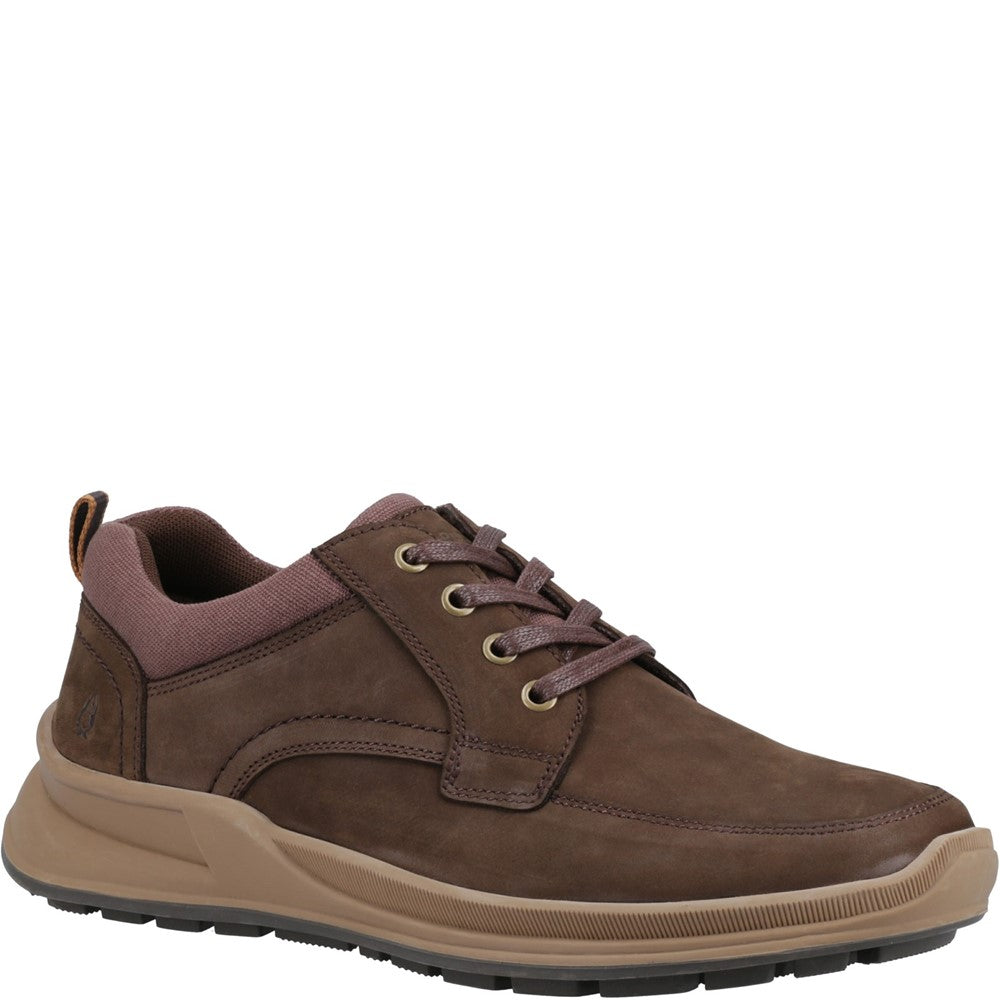 Mens Classic Lace Shoes Brown Hush Puppies Adam Lace Up Shoe