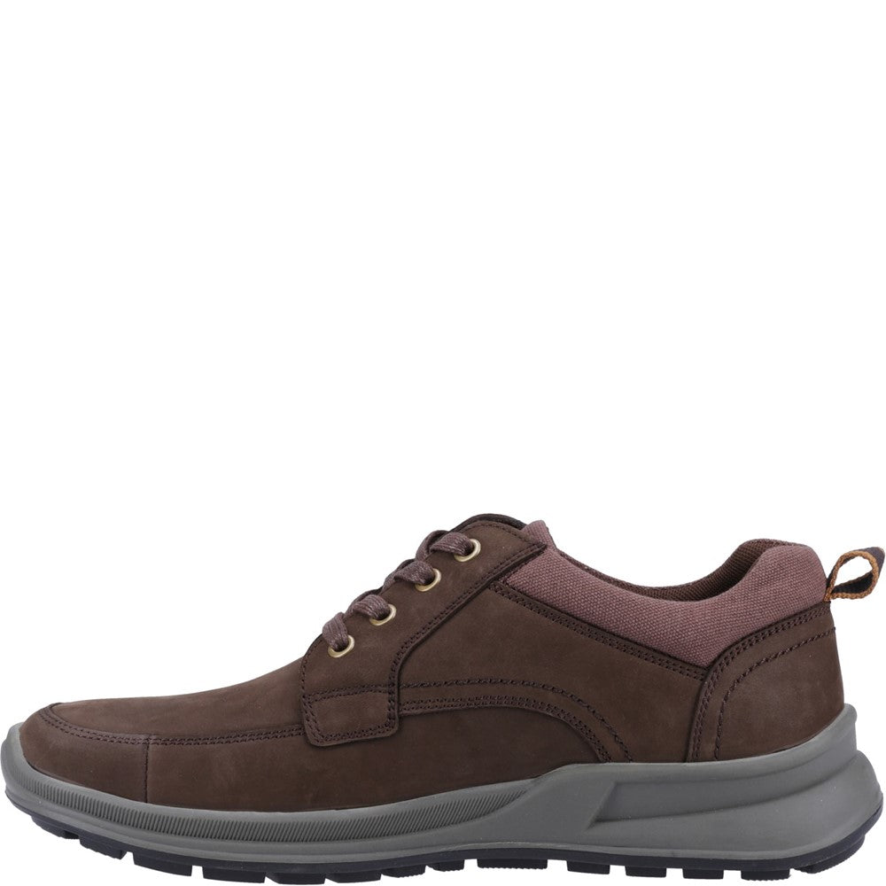 Mens Classic Lace Shoes Brown Hush Puppies Adam Lace Up Shoe