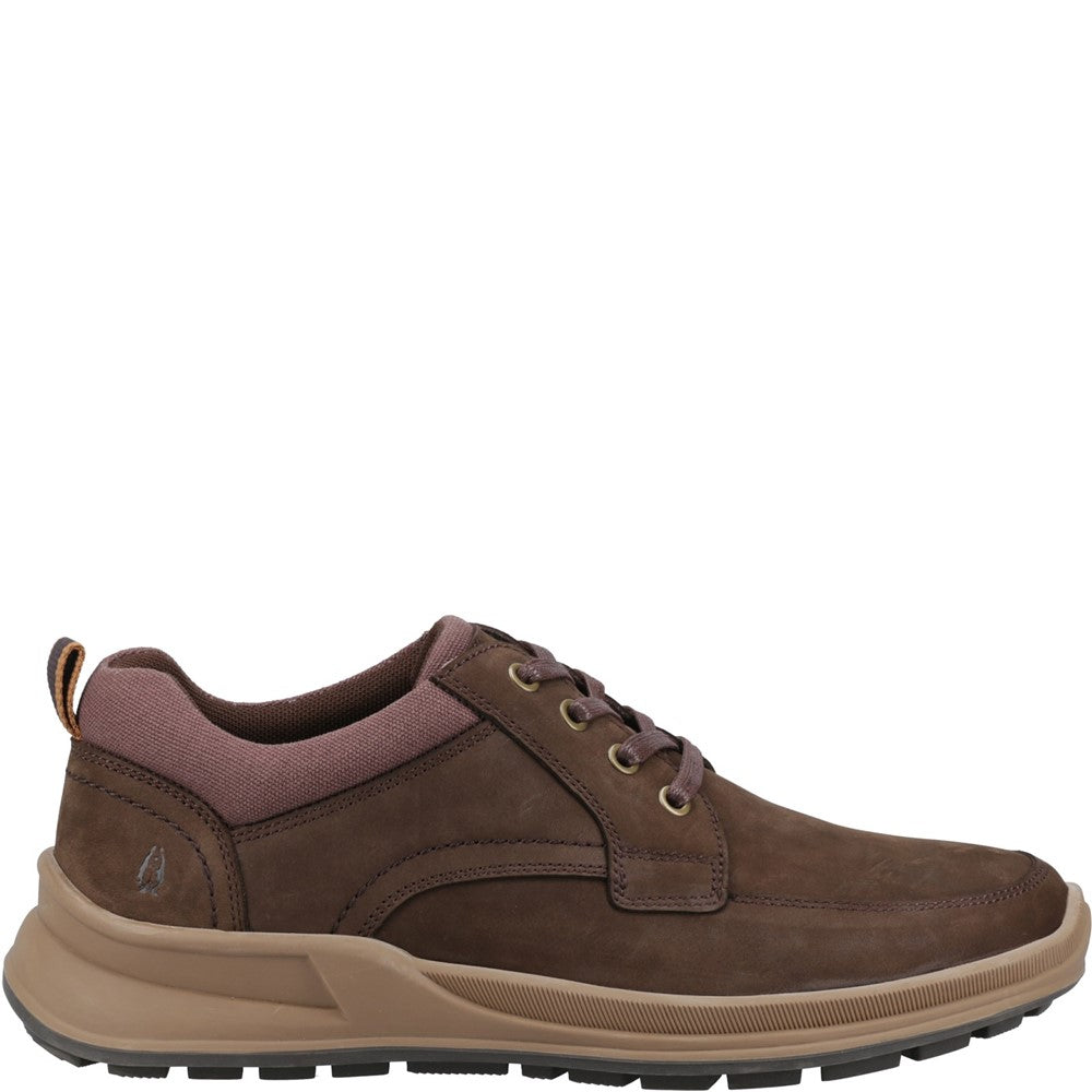 Mens Classic Lace Shoes Brown Hush Puppies Adam Lace Up Shoe
