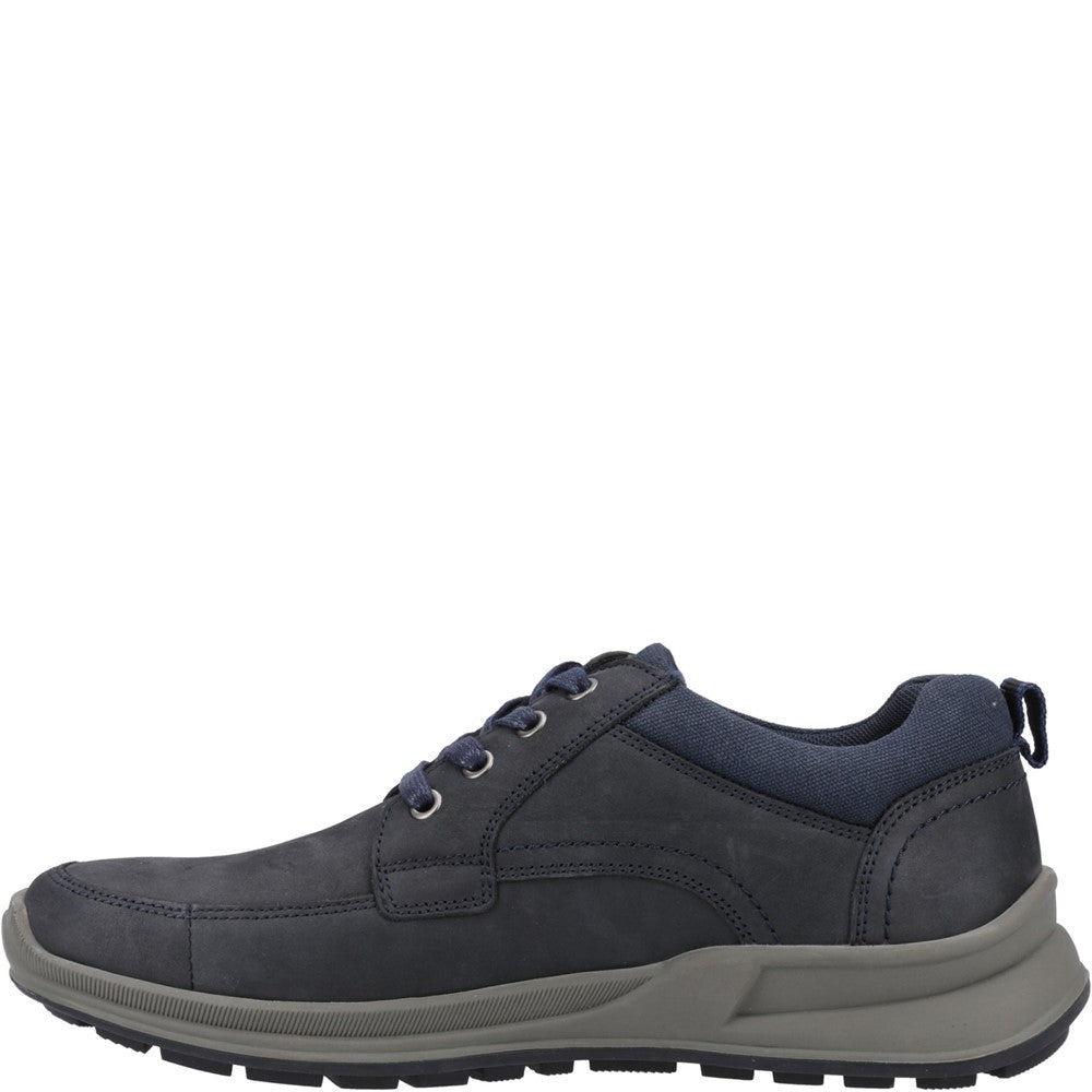 Mens Classic Lace Shoes Navy Hush Puppies Adam Lace Up Shoe
