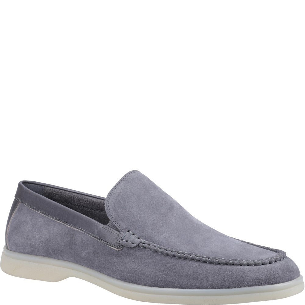 Slip On Mens Summer Grey Hush Puppies Leon Slip On Shoe
