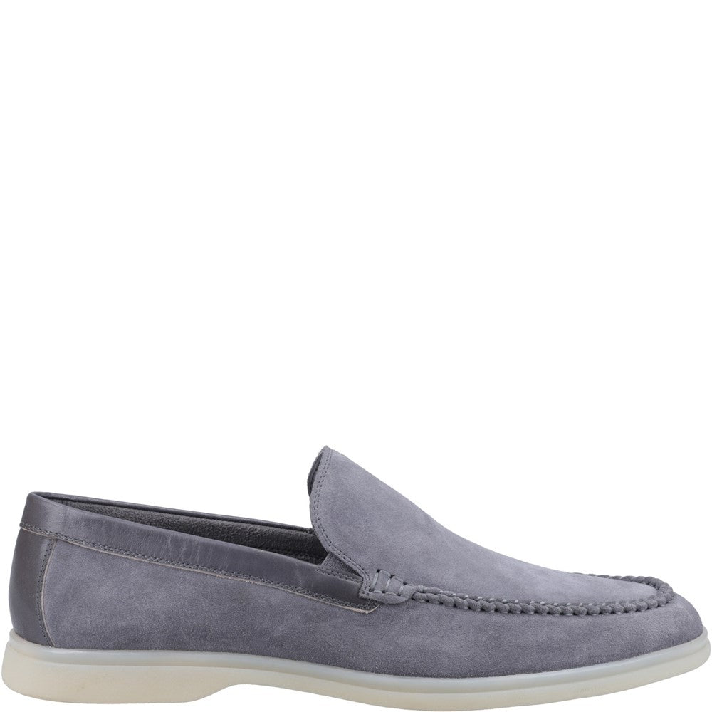 Slip On Mens Summer Grey Hush Puppies Leon Slip On Shoe