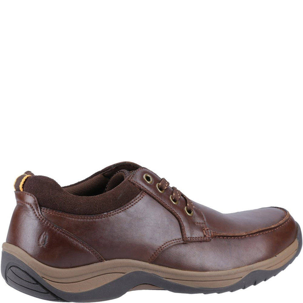Mens Classic Lace Shoes Brown Hush Puppies Derek Lace Up Shoe