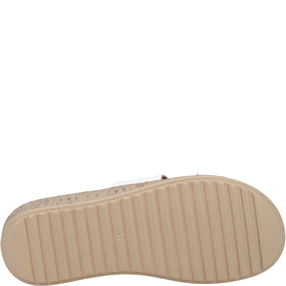 Sandal Ladies Summer White Hush Puppies Eloise Mule Sandal
