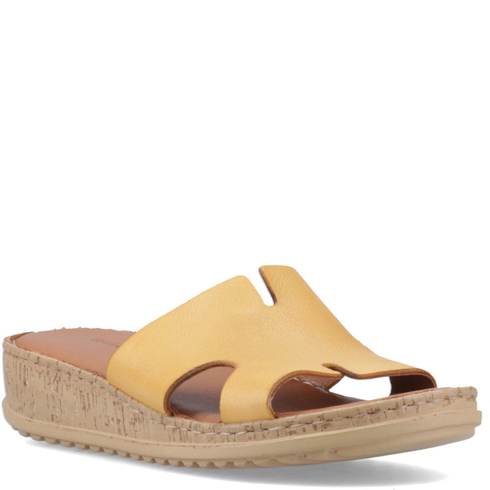 Sandal Ladies Summer Mustard Hush Puppies Eloise Mule Sandal