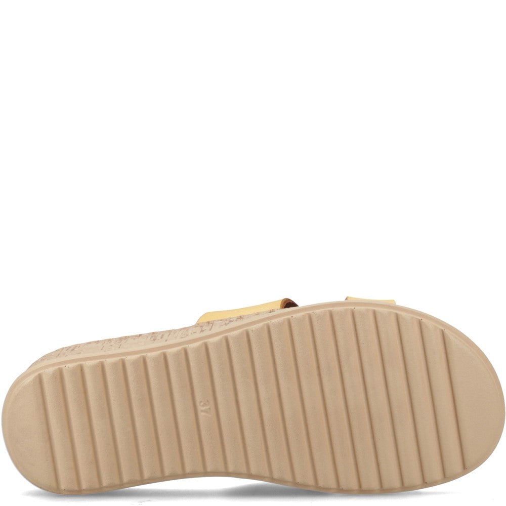 Sandal Ladies Summer Mustard Hush Puppies Eloise Mule Sandal