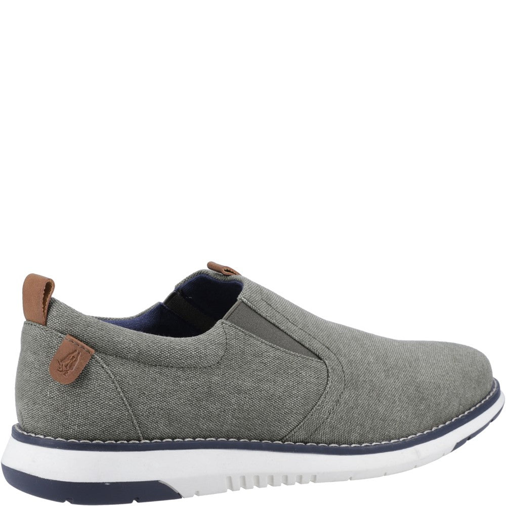 Slip On Mens Summer Khaki Hush Puppies Benny Slip On Shoe
