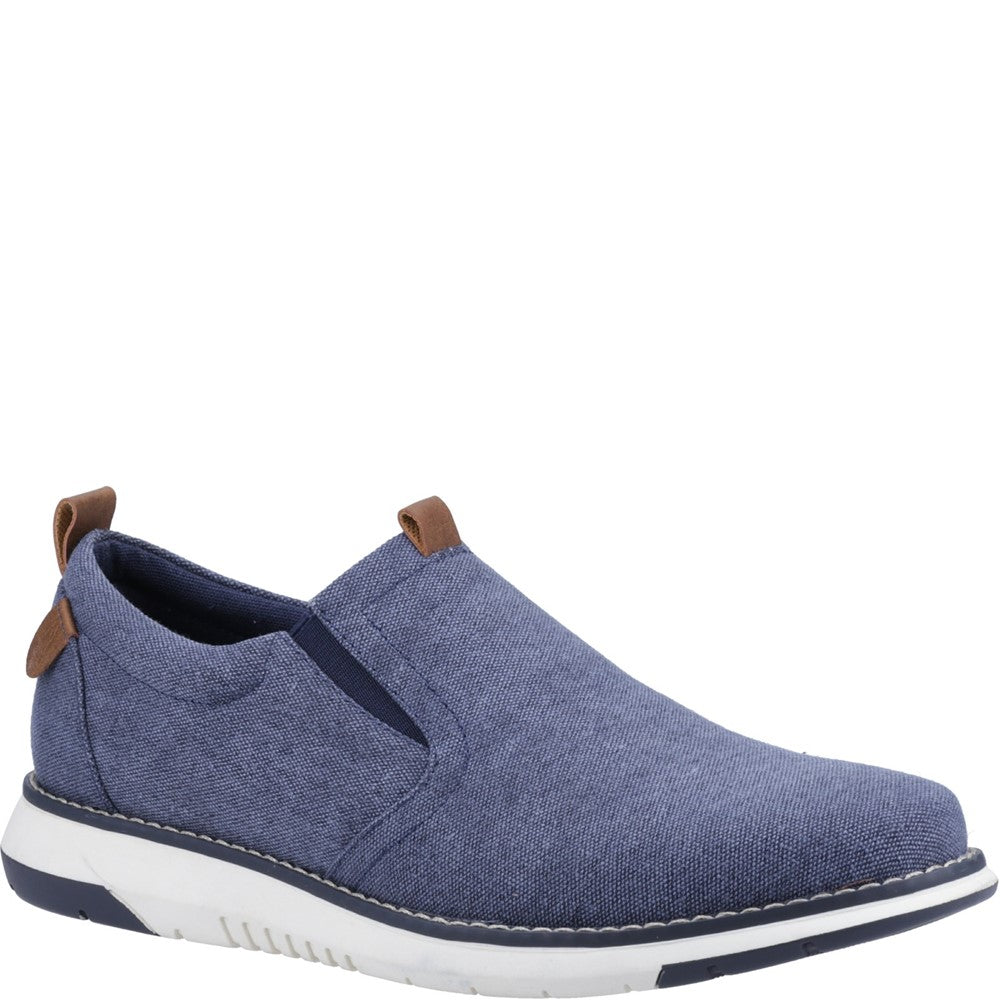 Slip On Mens Summer Navy Hush Puppies Benny Slip On Shoe