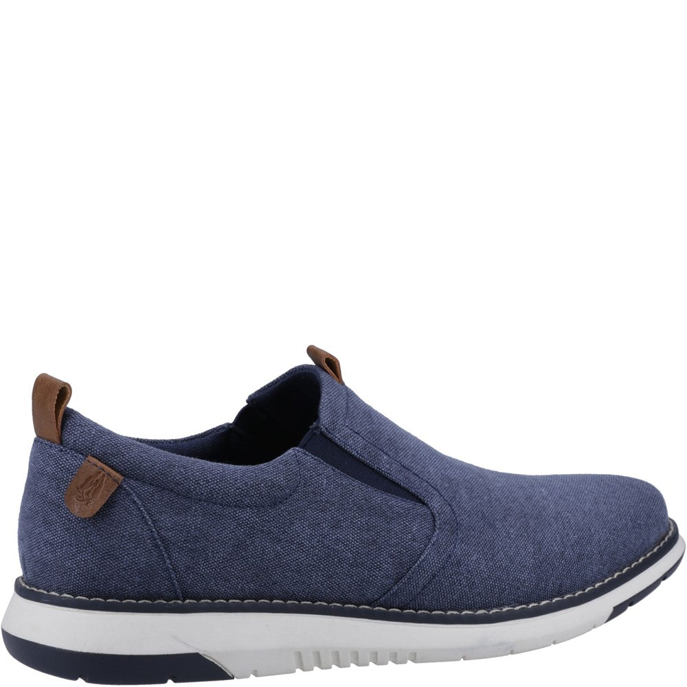 Slip On Mens Summer Navy Hush Puppies Benny Slip On Shoe