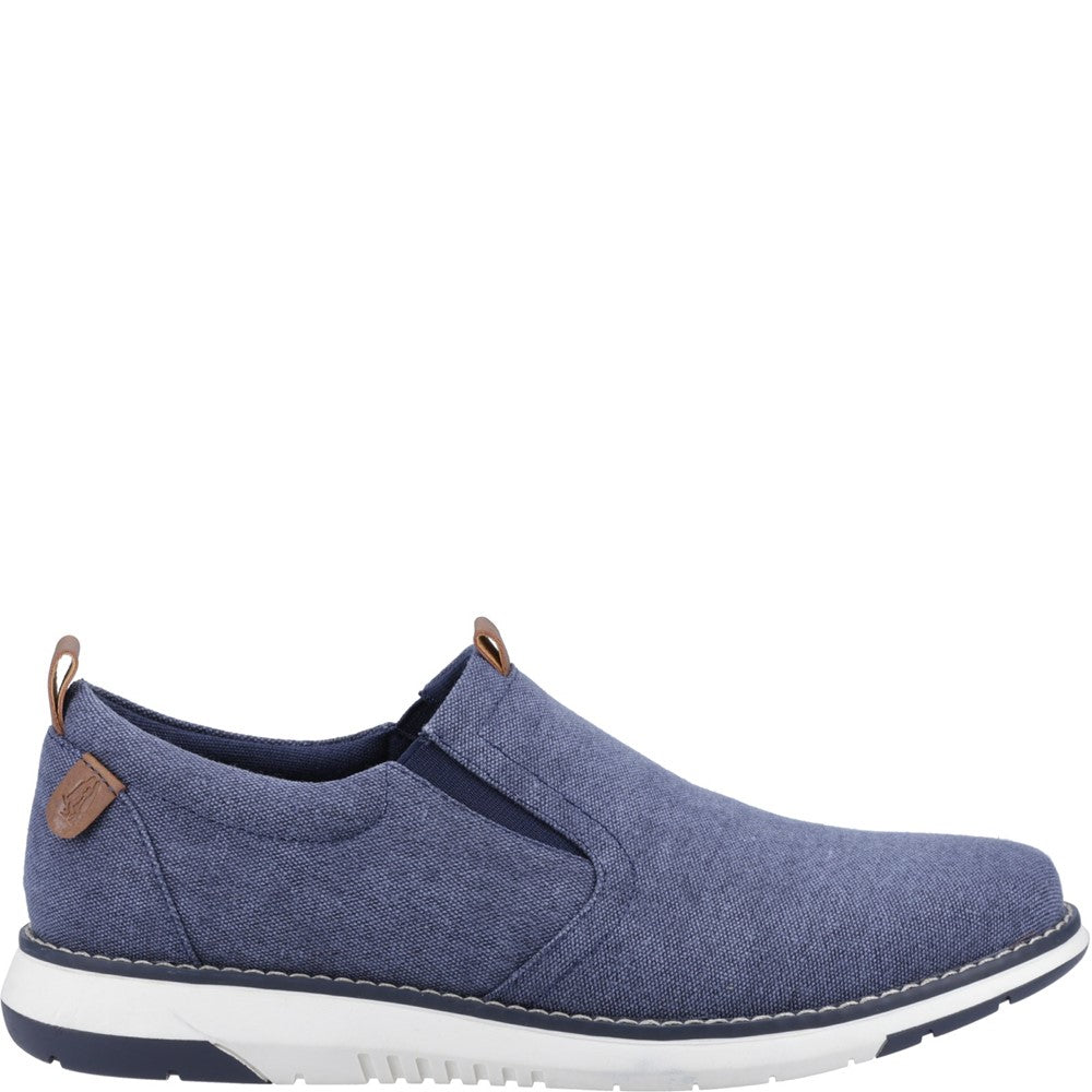 Slip On Mens Summer Navy Hush Puppies Benny Slip On Shoe