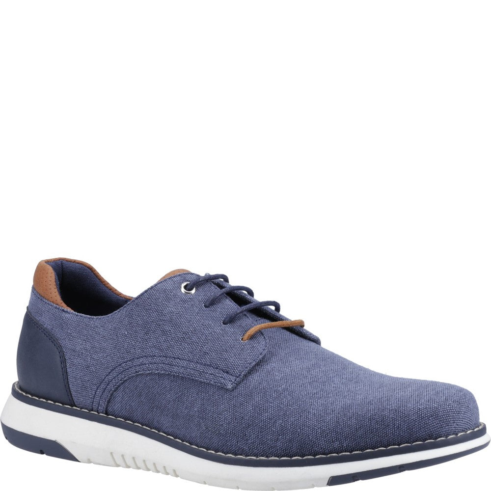 Lace Mens Summer Navy Hush Puppies Bruce Lace Up Shoe
