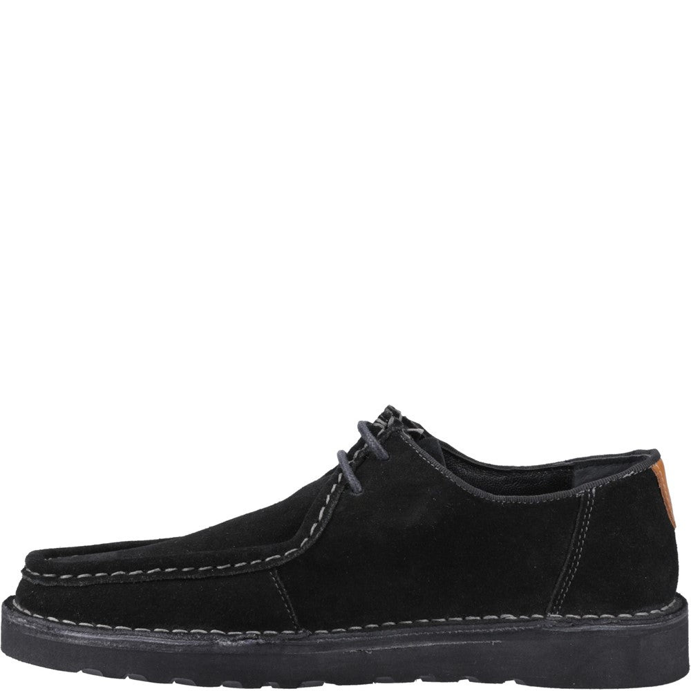 Lace Mens Summer Black Hush Puppies Otis Lace Up Shoe