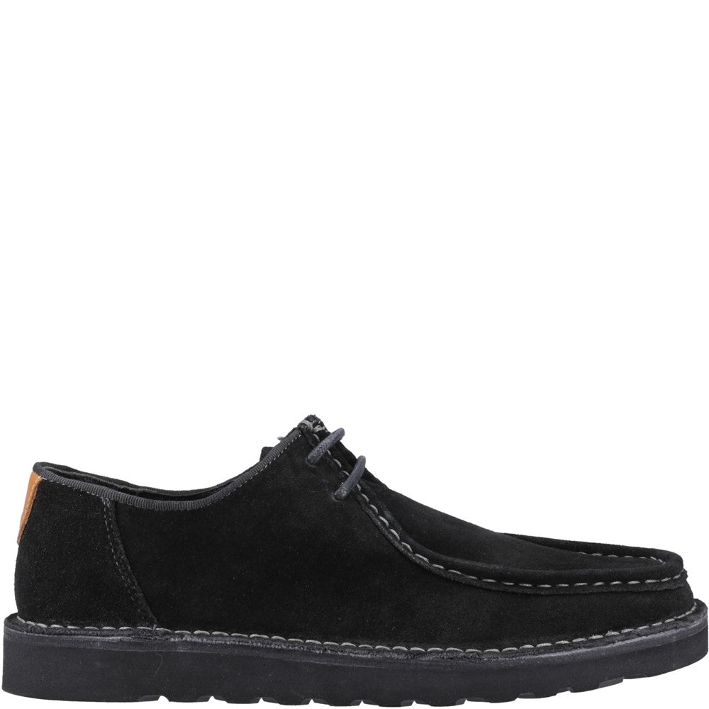Lace Mens Summer Black Hush Puppies Otis Lace Up Shoe