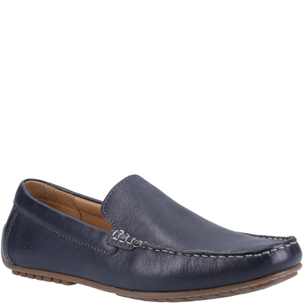 Slip On Mens Summer Navy Hush Puppies Ralph Slip On Shoe