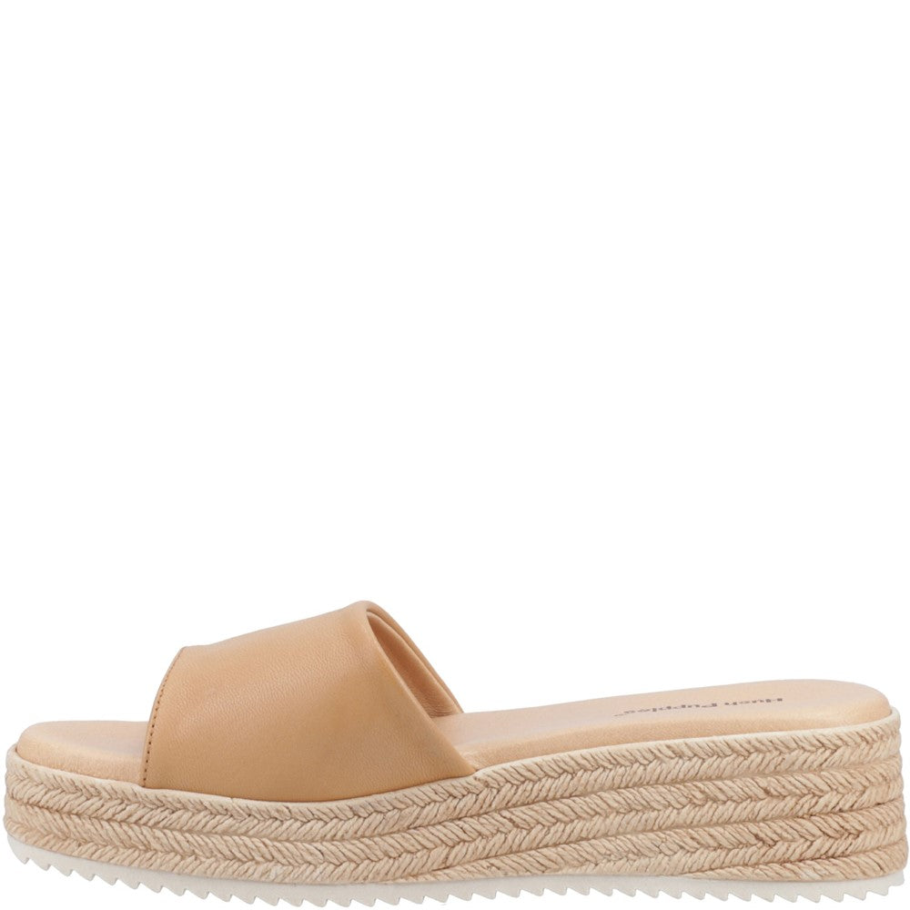 Sandal Ladies Summer Tan Hush Puppies Robin Slide