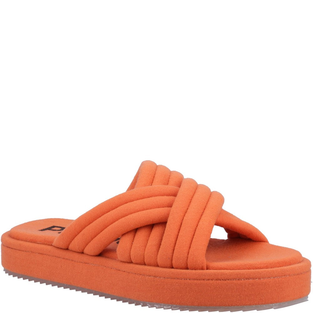 Sandal Ladies Summer Orange Hush Puppies Sienna Slide