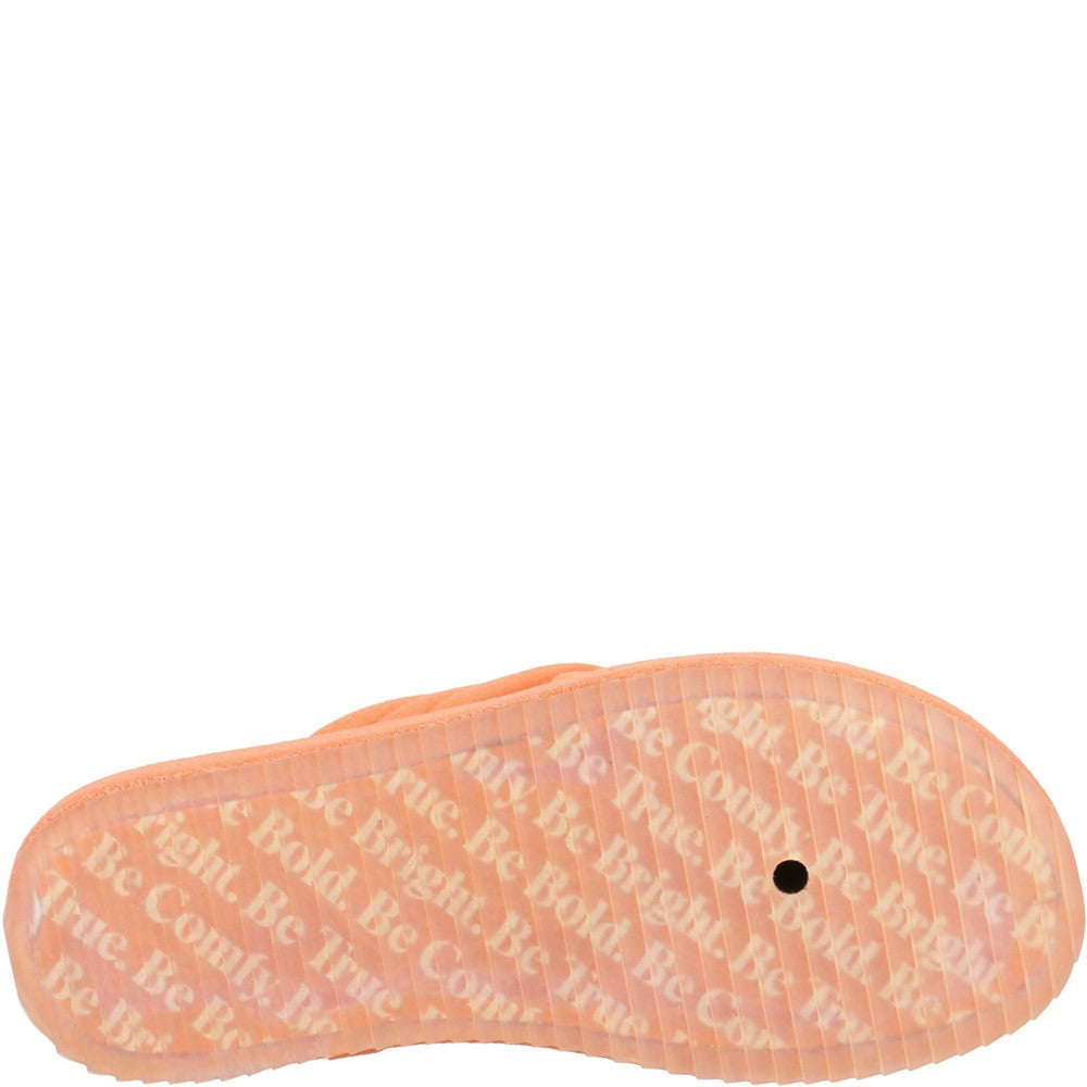 Sandal Ladies Summer Orange Hush Puppies Sienna Slide