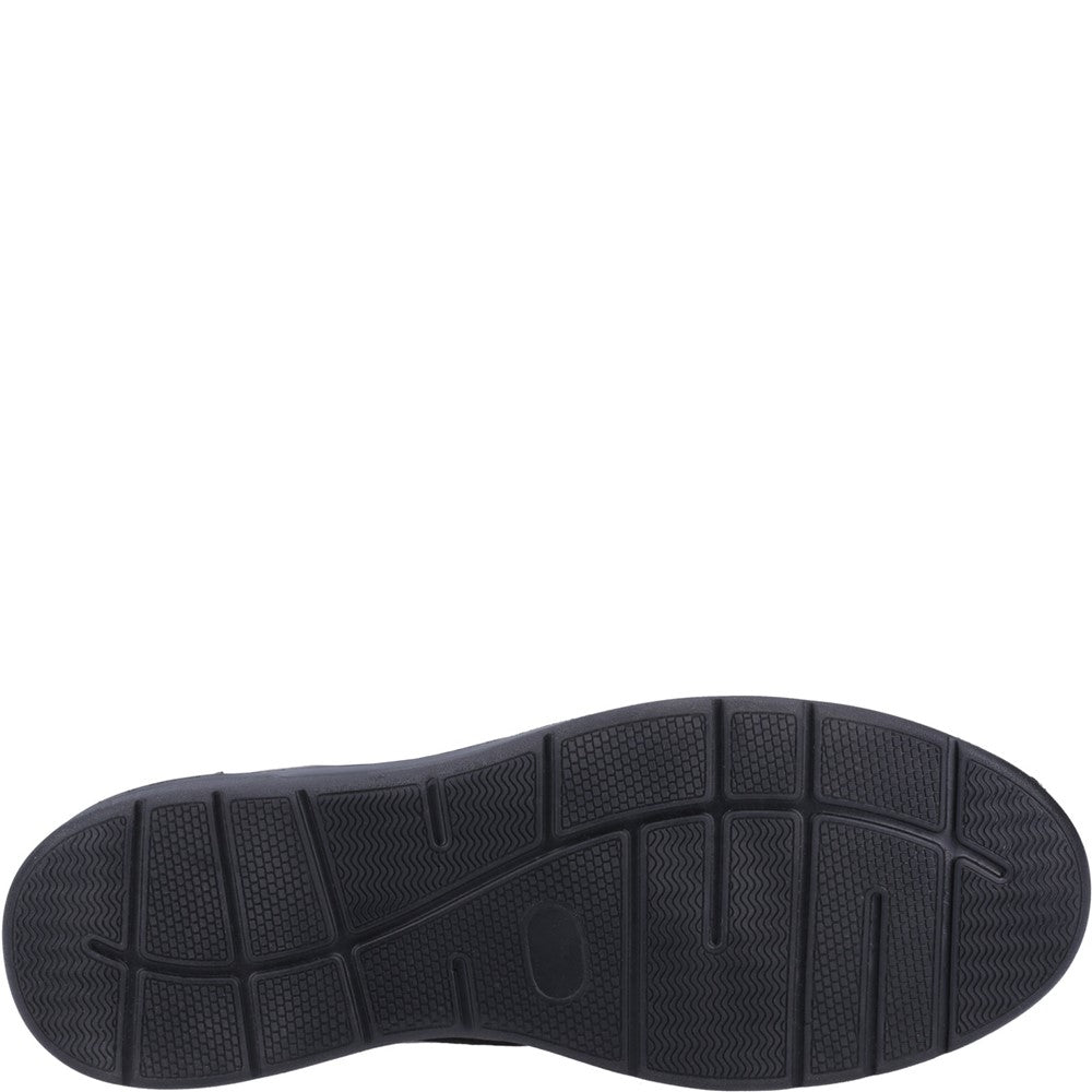 Mens Classic Lace Shoes Black Hush Puppies Marco Lace Up Shoe