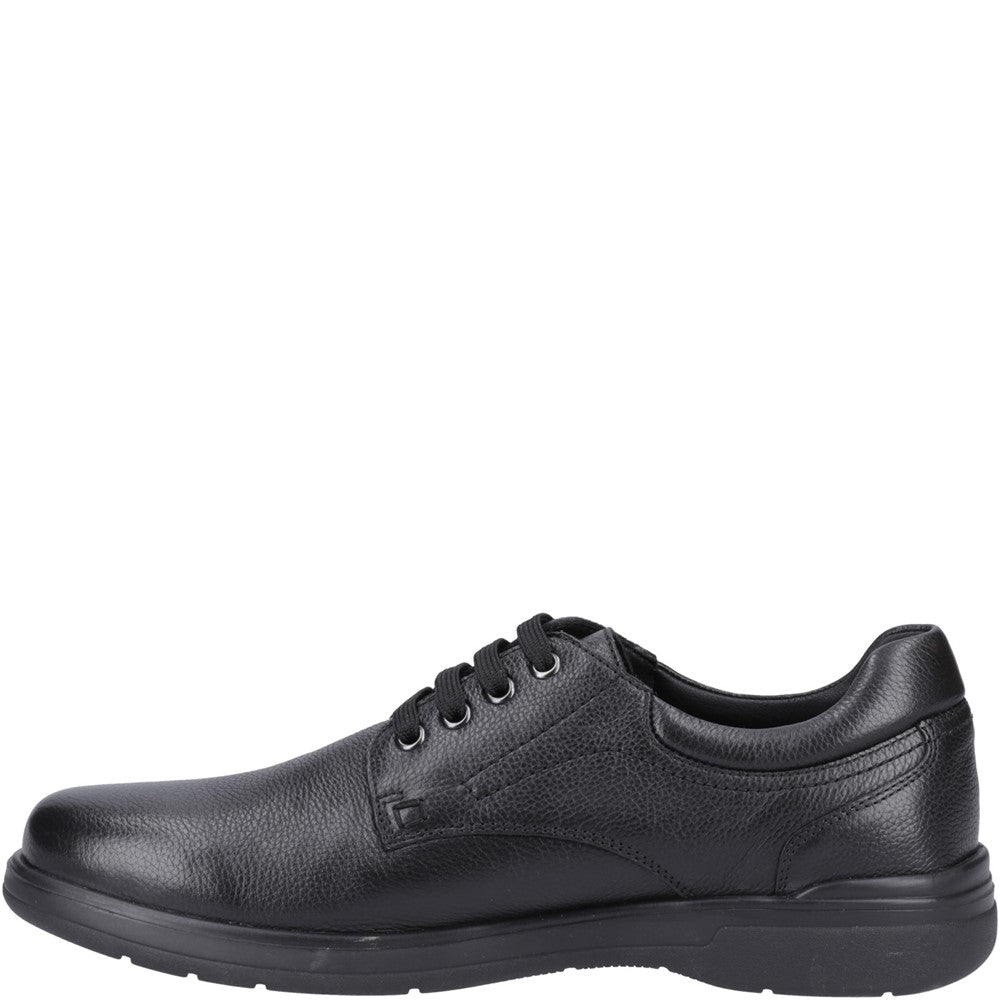 Mens Classic Lace Shoes Black Hush Puppies Marco Lace Up Shoe