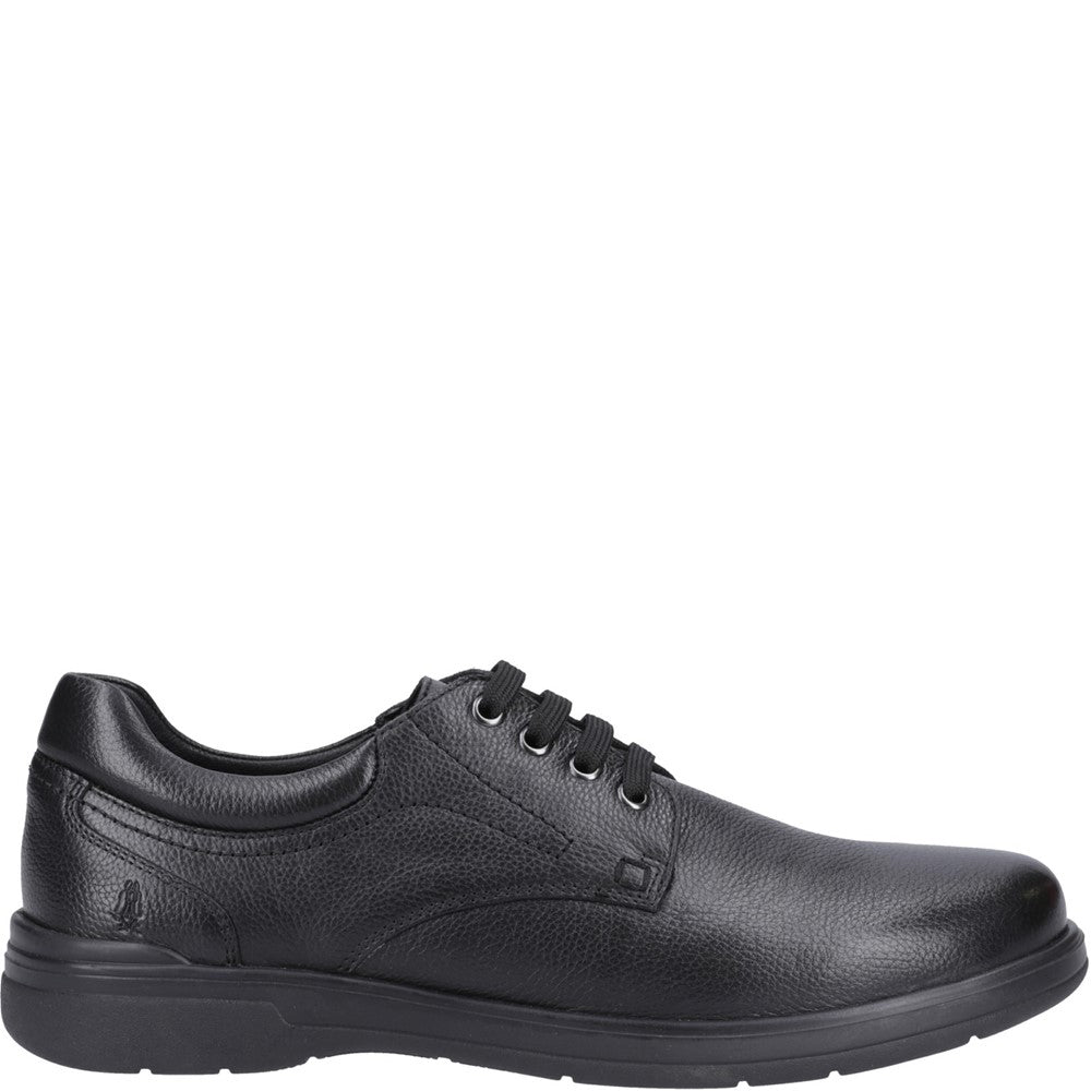 Mens Classic Lace Shoes Black Hush Puppies Marco Lace Up Shoe