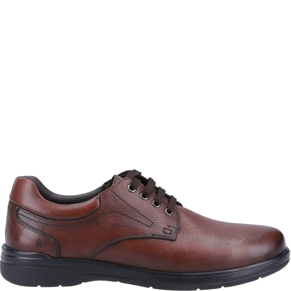 Mens Classic Lace Shoes Brown Hush Puppies Marco Lace Up Shoe